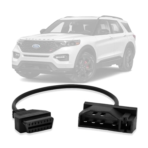 OBD1 to OBD2 Adapter for Ford 7 Pin to 16 Pin OBD2 Diagnostic Cable - style: Fit for ford-7pin