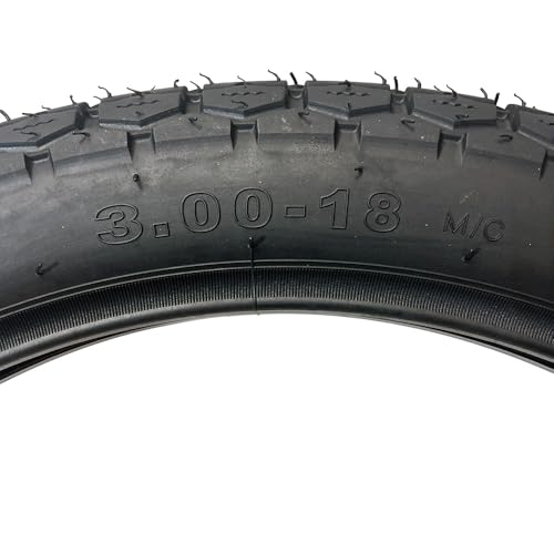 MMG 3.00-18 Powersports Tire, Tube Type, Cruiser/Street, Motorcycle