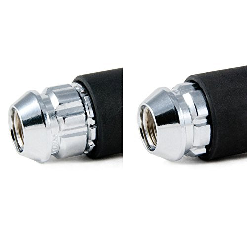 Gorilla Automotive (71641X) 14mm x 1.50 Thread Size Acorn Chrome X2 Wheel Lock, (Pack of 4)