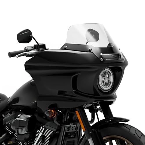 TCMT Motorcycle Headlight Fairing 7" Clear Windshield Fit For Harley Low Rider ST FXLRST 2022-2025 Low Rider El Diablo FXRST 2022 - color: Clear Windshield