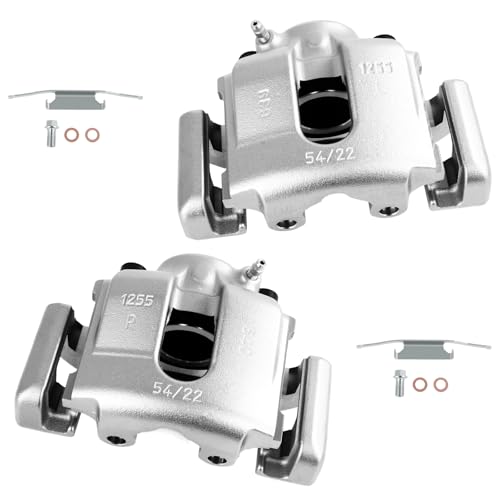 cciyu Front Left & Right Disc Brake Calipers Assembly 19B1619A 19B1618A - size: Front[19B1619A+19B1618A]