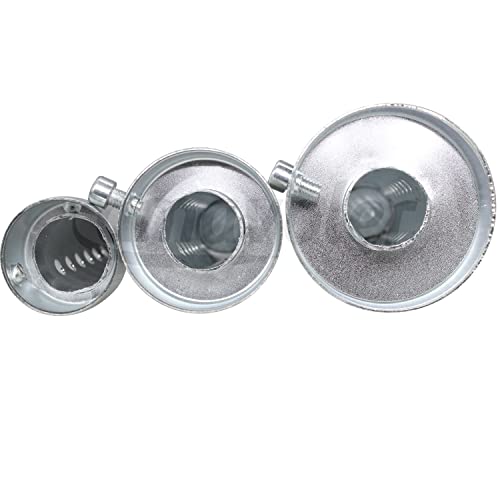 2 Pcs Motorcycle Exhaust Silencer Motorbike Muffler Insert Baffle Silencer Universal (silver-48mm,2Pcs) - color: silver-48mm