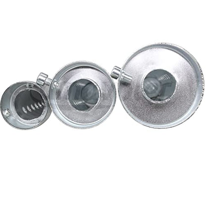 2 Pcs Motorcycle Exhaust Silencer Motorbike Muffler Insert Baffle Silencer Universal (silver-35mm,2Pcs) - color: silver-35mm