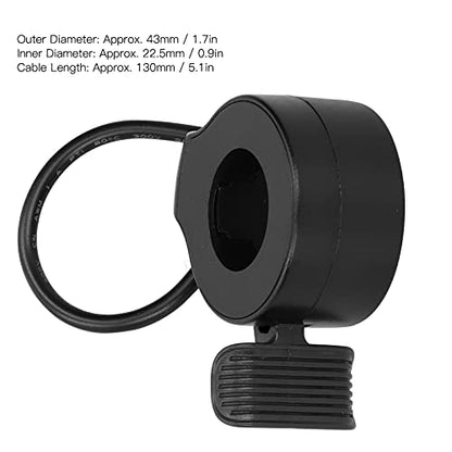 plplaaoo Electric Scooter Thumb Throttle Speed Control Finger Throttle Hall Sensor Scooter Accelerator Grip Throttle Finger Throttle Brake Switch for Throttle Accessories Replacement[Black]