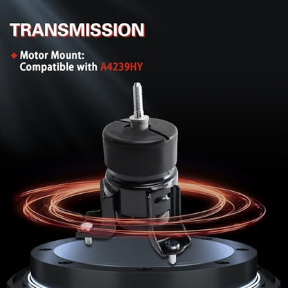 Engine Motor and Transmission Mount Kit Compatible with 2004-2006 ES330 3.3L V6 &2004-2006 Camry 3.3L V6 & 2004 2005 2006 2007 2008 Solara 3.3L V6 AUTO 4PCS OE: A4239HY A4236 A4212 A4207 - size: 2004-2006 ES330 3.3L
