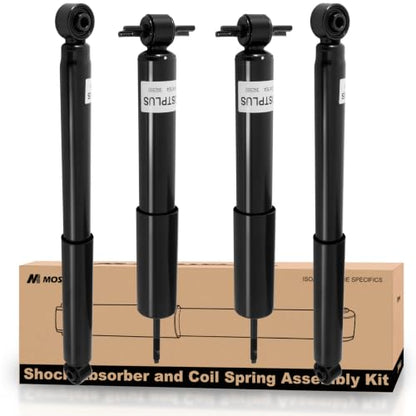 MOSTPLUS 4PCS Front+Rear Complete Struts Shock Assembly W/O Coil Spring Compatible with 1999-2006 Chevy Silverado GMC Sierra 1500 RWD - size: 4x Front+Rear Struts, style: 1999-2006 Silverado/GMC Sierra RWD