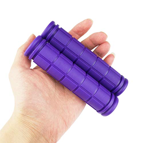4 Pairs Bicycle Handle Bar Grips Mushroom Grips for BMX/MTB/Road Mountain Bikes - color: black, blue, purple, pink