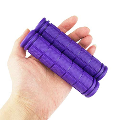 4 Pairs Bicycle Handle Bar Grips Mushroom Grips for BMX/MTB/Road Mountain Bikes - color: black, blue, purple, pink