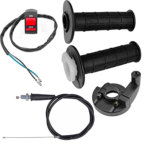 22mm Twist Throttle Handle Grips with Kill Switch for 50cc-250cc