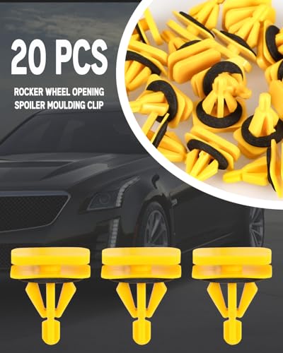 70pcs Fender Flare Rocker Panel Moulding Clips for GM Chevy GMC Sierra