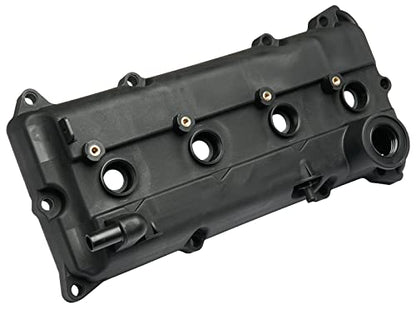 Engine Valve Cover with Gaskets, Bolts, Oil Filler Cap, PCV Valve, Spark Plug Tube Seals Compatible with 2002-2006 Nissan Sentra Altima QR25DE 2.5L Replaces# 13264-3Z001 13264 3Z001 264-982