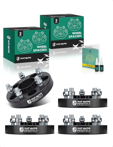 YHTAUTO 5x4.75 Hub Centric Wheel Spacers 1 Inch for Buick, Cadillac, Chevy