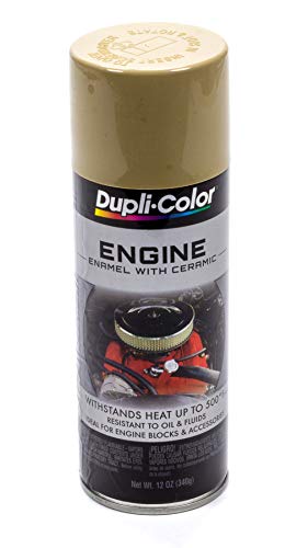 Dupli-Color Engine Paint with CERAMIC, Gloss, Cummins Beige, 12 oz - color: Cummins Beige, size: 12 Ounce (Pack of 1)