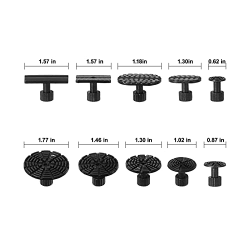 VEVOR 73 PCS Dent Repair Kit, Auto Car Body Paintless Dent Removal Tool Kit, Golden Lifter, Bridge Puller, Slide Hammer Tool Kit for Automobile Body, Washing Machine, Refrigerator - size: 73PCS