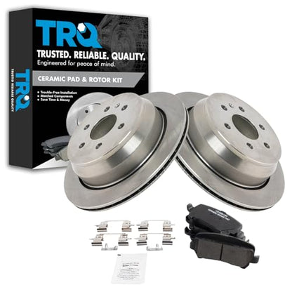 TRQ Brake Pad and Rotor Kit - style: BKA14229