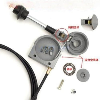 Bold Hand Throttle Controller Cable Auto Parts Sprinkler Diesel Truck Excavator Modification Custom Manual Throttle Cable Parts (1M) (4M) - color: 4M