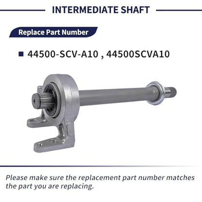 44500SCVA10 Intermediate Shaft Assembly Automatic Transmission Compatible with Honda CR-V 2002-2006 Element 2003-2011 Replace 44500-SCV-A10 Mid Half Shaft 2.4L AT