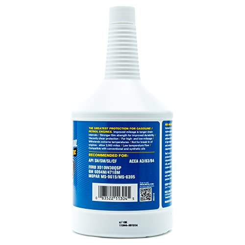 Red Line 11304 SAE 10W30 Fully Synthetic Motor Oil - 1 Quart (6 Pack) - size: Quart (6 Pack)