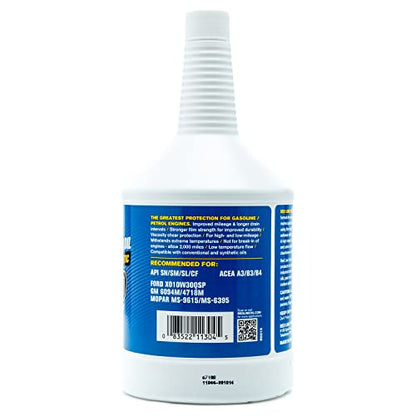 Red Line 11304 SAE 10W30 Fully Synthetic Motor Oil - 1 Quart (12 Pack)