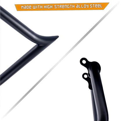 Kinglemc Crash Bar Engine Guard for Harley Touring(Black) - color: Black-Updated