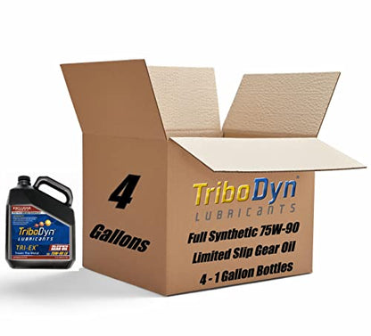 75W-90 Limited Slip Gear Oil with Friction Modifier - 4 Gallons - color: 75W-90, size: 4 Gallon Case