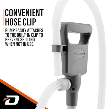 Deway Fuel Transfer Pump, Manual Nozzle Control, 3.8 GPM, 51in Hose - style: Basic No Auto-Stop