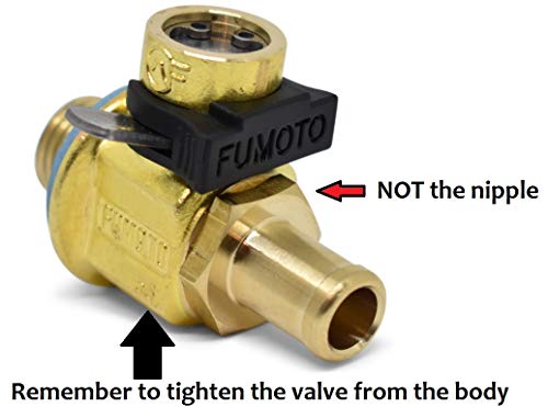Original Fumoto F108N with LC-10 lever clip FN-Series Engine Oil Drain Valve, 1 Pack