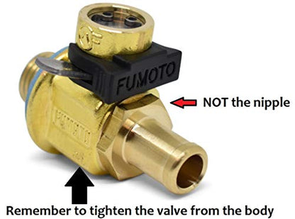 Original Fumoto F108N with LC-10 lever clip FN-Series Engine Oil Drain Valve, 1 Pack