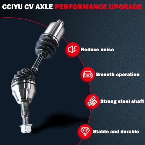 cciyu CV Axle for Dodge Nitro 2007-2011 NCV12066 - size: 17-9619