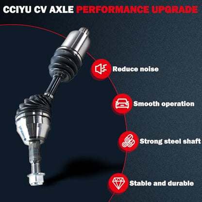 cciyu CV Axle for Dodge Nitro 2007-2011 NCV12066 - size: 17-9619