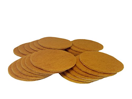 Starcke Scouring Pads, 5 inch 25 Pack Sanding Pads, Gold Automotive Sandpaper for Automotive Paint & Paint Supplies, Superfine Auto Body Supplies, Synthetic Fiber Surface Conditioning Scuff Pad - color: Super Fine, size: 25 Pack