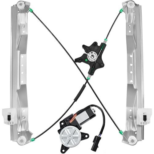 Front Passenger Side Power Window Regulator with Motor (6 Pins) Fit for 2008-2016 Town & Country, 2008-2020 Dodge Grand Caravan, 2012-2015 Ram C/V, 748-509 - size: Front Passenger With Motor
