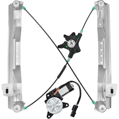 Front Passenger Side Power Window Regulator with Motor (6 Pins) Fit for 2008-2016 Town & Country, 2008-2020 Dodge Grand Caravan, 2012-2015 Ram C/V, 748-509 - size: Front Passenger With Motor