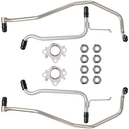 Outus 926-186 926-187 Turbo Coolant Line Kit Driver Side and Passenger Side Both Compatible with 2011-2016 F150, 2015-2021 Transit 150/250/350/350, 2015-2017 Expedition, 2015-2017 Lincoln Navigator
