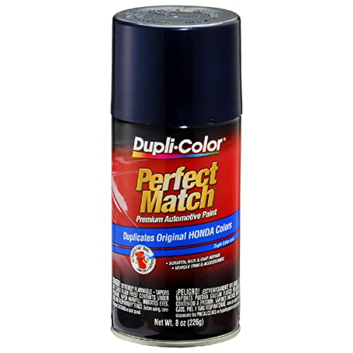 Dupli-Color EBHA09917 Perfect Match Automotive Spray Paint – Honda Royal Blue Pearl, B536P – 8 oz. Aerosol Can - color: Royal Blue, size: 8 Ounce (Pack of 1), style: Honda