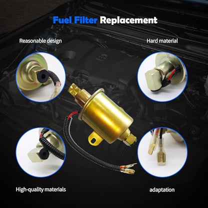 Electric Fuel Pump E11015 A029F887 Compatible with Cummins Onan - size: E11015