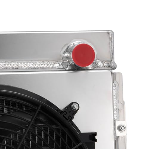 3 Row Radiator & Fan Shroud For Ford Mustang 64-66 Falcon 1960-65 - size: 3 Row Radiator+Shroud Fan