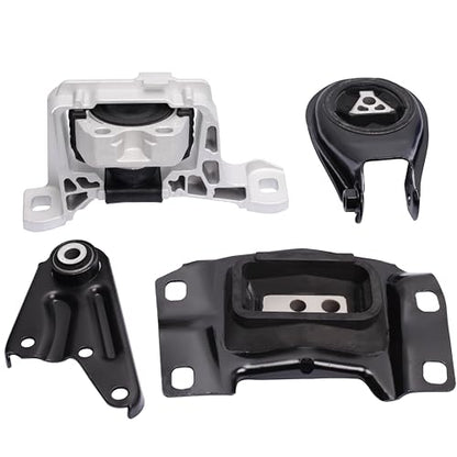 Engine Motor and Transmission Mount Kit Compatible with 2010-2013 Mazda 3
