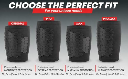 BurnJacket Pro Motorcycle Exhaust Pipe Burn Protective Sleeve Leg Guard Longer Dual Layer Protection, Fits 13.5-18 Inch Calf - Heat Shield for Legs, Calf Guard - Premium Motorcycle Accessories - style: Pro Protection - 13.5 - 18 Inch Wide Fit