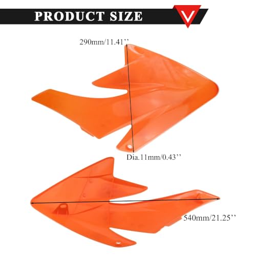 PRO BAT 7 PCs Plastic Fender Fairing Kit - color: Red&White Plastic Fender Kit