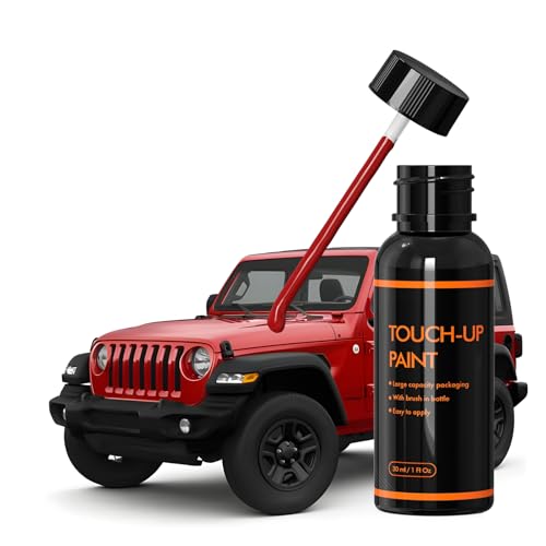 R4 Flame Red Touch Up Paint for Jeep, Automotive Paints - color: R4 Flame Red