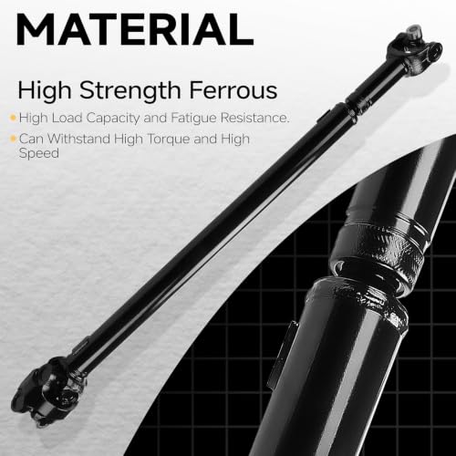 38.26-40.62'' Front Drive Shaft Fit For Jeep Wrangler - size: 65-9765; Front; 38.27in - 40.63in