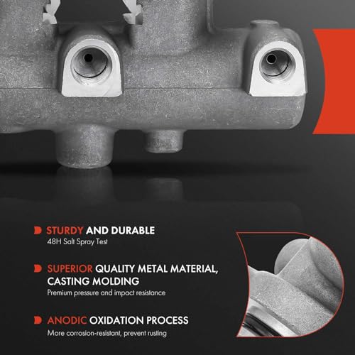 A-Premium Brake Master Cylinder with Reservoir and Cap