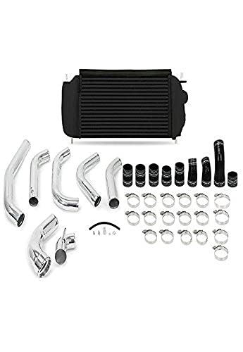 Mishimoto MMINT-F35T-15KPBK Performance Intercooler Kit Compatible With Ford F-150 3.5 EcoBoost 2015+ Black - color: Black Cooler, Polished Pipes