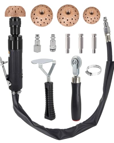 Tire Repair Kit 2500RPM Low-Speed Air Grinder & Tungsten Buffer