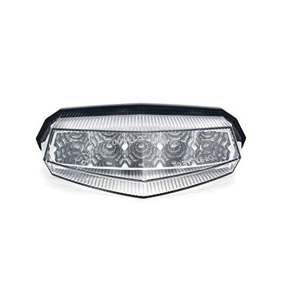 Universal 10 LED Rear Tail Light Brake Stop Running Light for Standard Sport ATV Quad Dirt Bike (Clear) - color: Clear