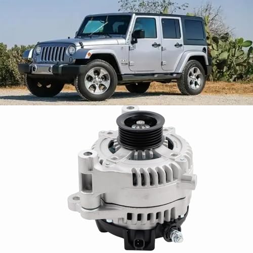 21025N Alternator Compatible with 2018-2022 Jeep JL Series Wrangle - color: 2018-2022 Jeep JL Series Wrangler