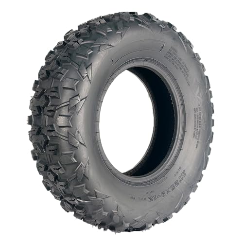 AT25x8-12 Tires ATV Tire ATV＆UTV Trail Sand Off-Road Tire 25x8-12, All Terrain Tires 12mm Tread Depth 25x8x12-6 PR, Tubeless 2PCS - size: DAV101 25X8-12