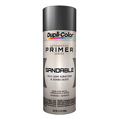 Dupli-Color - DAP1692-6 PK (EDAP16927-6 PK Gray Sandable Primer - 12 oz. Aerosol, (Case of 6) - color: Gray Hot Rod, size: 12 Ounce (Pack of 6)
