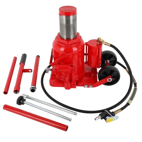 SCITOO Air/Hydraulic Bottle Jack 50 Ton Pneumatic Bottle Jack 11,0231 lbs
